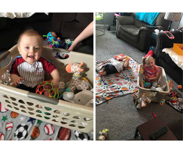 Laundry shop basket baby